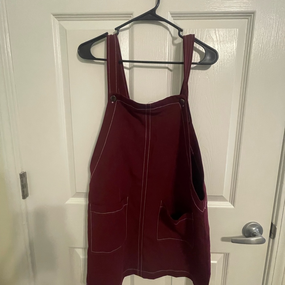 Burgundy dress